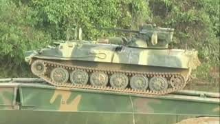 Myanmar military exercises 2018 [upl. by Stanly]