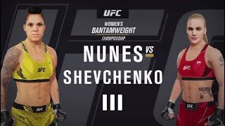 Amanda Nunes vs Valentina Shevchenko 3 Full Fight [upl. by Victorie971]