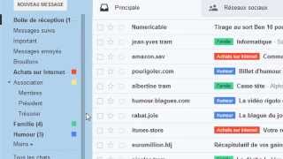 Créer des libellés dans Gmail [upl. by Ahsima]