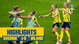 Magda matchhjälte på Friends Arena  Highlights SverigeIrland 10 [upl. by Gehlbach710]