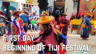 Day 1 the beginning of Tiji festival in Lo Manthang [upl. by Belsky]