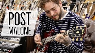 Post Malone at Normans Rare Guitars  1964 Gibson SG Standard [upl. by Ile]