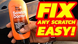 How To Remove a Scratch on your Car Quick Easy [upl. by Adiazteb793]