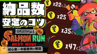 【カンタン解説】納品数を安定させるために大切なこと！ 初心者〜中級者向け  Splatoon3 サーモンラン【SPLABO】 [upl. by Lotus]