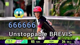 dewald BREVIS wonderful batting in CPL  6 sixes [upl. by Iormina]