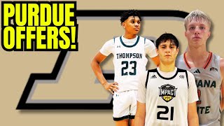 Purdue Offers 3 New Players From The 2026 Class  Colben Landrew Trey Thompson and Luke Ertel [upl. by Ezitram]