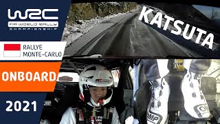 FULL ONBOARD Katsuta SS13  WRC Rallye MonteCarlo 2021 [upl. by Crispen997]