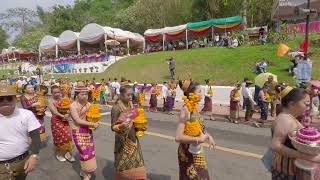 Lao new years day 2024 in Luang Prabang Sabaïdee Pimaï [upl. by Natfa731]