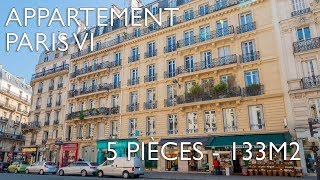 Appartement haussmanien de 5 pièces  Paris 6e  Ref  T108301DPE75 [upl. by Arral]