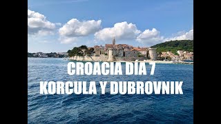 Croacia en 4K  Korcula y Dubrovnik  Guía de Viaje Croacia Día 7 [upl. by Aillemac653]