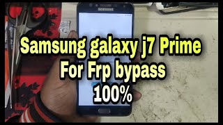 How to bypass FrpGoogle Account Lock Samsung galaxy On7 Prime SMG610f 100 [upl. by Dunham511]