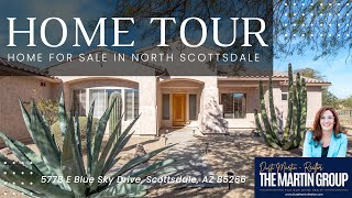 Home For Sale In North Scottsdale 5778 E Blue Sky Drive Scottsdale AZ 85266 [upl. by Leahplar]