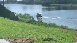 Little boat 🛥 on the Macleay River Kempsey New South Wales Australia 🇦🇺 [upl. by Ahtnamas]