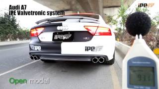 Best exhaust system for Audi A7 from  iPE UK Innotech Performance Exhaust test1 [upl. by Nadeen]