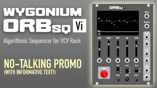 Wygonium  ORBsq Vi for VCV Rack Promo [upl. by Atineg532]