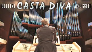 CASTA DIVA  BELLINI ORGAN SOLO  JONATHAN SCOTT [upl. by Marguerita]