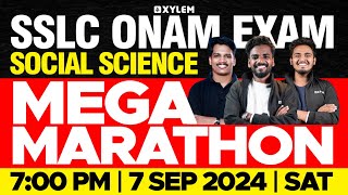 SSLC Onam Exam Social Science  Mega Marathon  Xylem SSLC [upl. by Aksoyn]