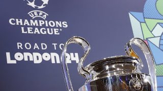 UEFA CHAMPIONS LEAGUE QUARTER AND SEMI FINALS DRAW oldskoolgunner uefachampionsleague [upl. by Wunder]