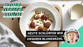 Blumenkohlsuppe mit Käse und Hackbällchen I FOODBOOM [upl. by Ahsiel]