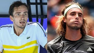 Complicated relationship of Daniil Medvedev and Stefanos Tsitsipas [upl. by Annawad]