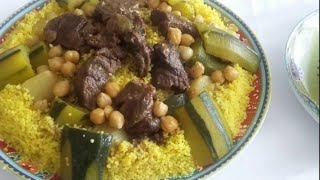 Recette de couscous aux légumes  وصفة كسكس الخضار 😍👌🌹👍🙌 [upl. by Natasha]