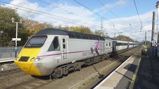 InterCity 125 HSTs at speed ECML [upl. by Francis]