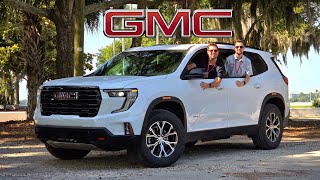 2024 GMC Acadia AT4  The BEST Luxurious AND OffRoad Capable Family SUV [upl. by Yehsa]