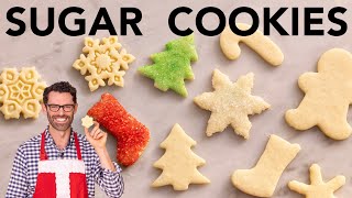 EASY No Spread Sugar Cookies Recipe [upl. by Blackington]