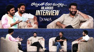 Jr NTR Hilarious Interview With Vishwak Sen amp Siddhu Jonnalagadda  Koratala Siva  devara [upl. by Mohandis650]