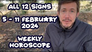 ALL 12 SIGNS 5  11 February 2024 Weekly Horoscope with Gregory Scott [upl. by Wulfe916]