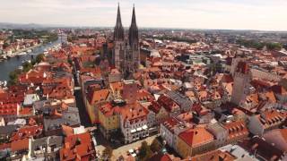 Regensburg von oben  ANTENNE BAYERN quotBayern von obenquot [upl. by Llertnauq415]