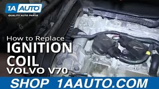 How To Replace Ignition Coil 9907 Volvo V70 [upl. by Agripina]