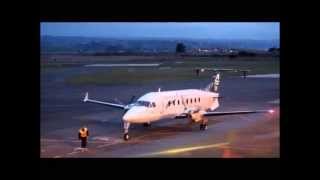 Air New Zealand Beech 1900D At Napier Airport [upl. by Dimond]