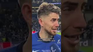 Jorginho emotional interview after champions league final😲 Mrpesyoutuber [upl. by Netsua]