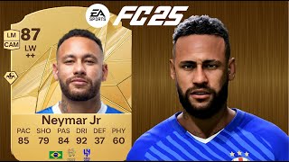 FC 25 NEYMAR JR 87 GOLD CARD PLAYER REVIEW I FC 25 ULTIMATE TEAM [upl. by Armin663]