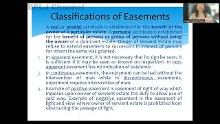 PROPERTY  Easements [upl. by Ayle]