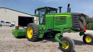 2013 John Deere R450 Windrower [upl. by Hebe]