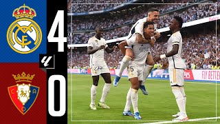 Real Madrid 40 Osasuna  HIGHLIGHTS  LaLiga 202324 [upl. by Arleen]