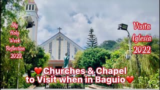 CHURCHES amp CHAPEL TO VISIT WHEN IN BAGUIO [upl. by Aikyt]