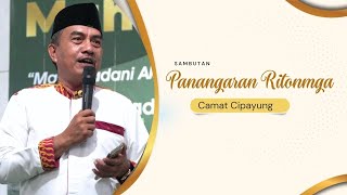 Sambutan Camat Cipayung quot Panangaran Ritonga quot Maulid Nabi Muhammad SAW 1446H [upl. by Gibbon]