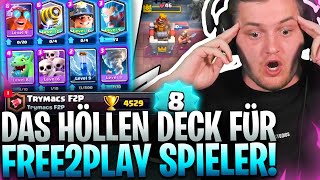 💸🔥BESTES F2P Deck in HISTORY UNLOCKED  Clash Royale geht STEIL wie noch NIE  Free2Play Challenge [upl. by Donaghue]