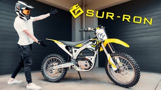 The PERFECT Full Size ELECTRIC DIRT BIKE  Sur Ron STORM BEE First Impressions [upl. by Eelanaj]