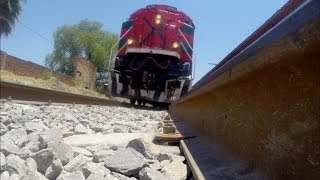 GOPRO HERO 3 test under the train Ferromex 4056 [upl. by Atidnan]