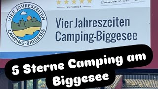 CampingBiggesee Vier Jahreszeiten 5 Sterne 🌟 [upl. by Thebazile]