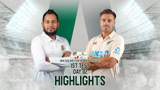 Bangladesh vs New Zealand Highlights  1st Test  Day 2  New Zealand Tour of Bangladesh 2023 [upl. by Emil]