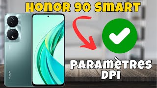 Comment changer dpi Honor 90 Smart  Paramètres DPI [upl. by Averil]