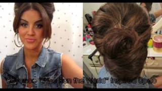 TUTORiAL Beyonce quotWho Run the Worldquot Inspired Updo  Bloopers [upl. by Octavia]