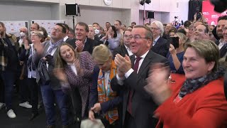 Landtagswahl in Niedersachsen Jubel bei der SPD  AFP [upl. by Flossy]