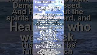 Healing Scriptures Concepts 25 📖 Physical  Mental Healing ✝️ Matthew 81617 🙏Isaiah 53 Isaiah53 [upl. by Liarret]