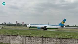 quotThe Journey Begins Here Taking Off from Tashkent Airportquot [upl. by Cyprio]